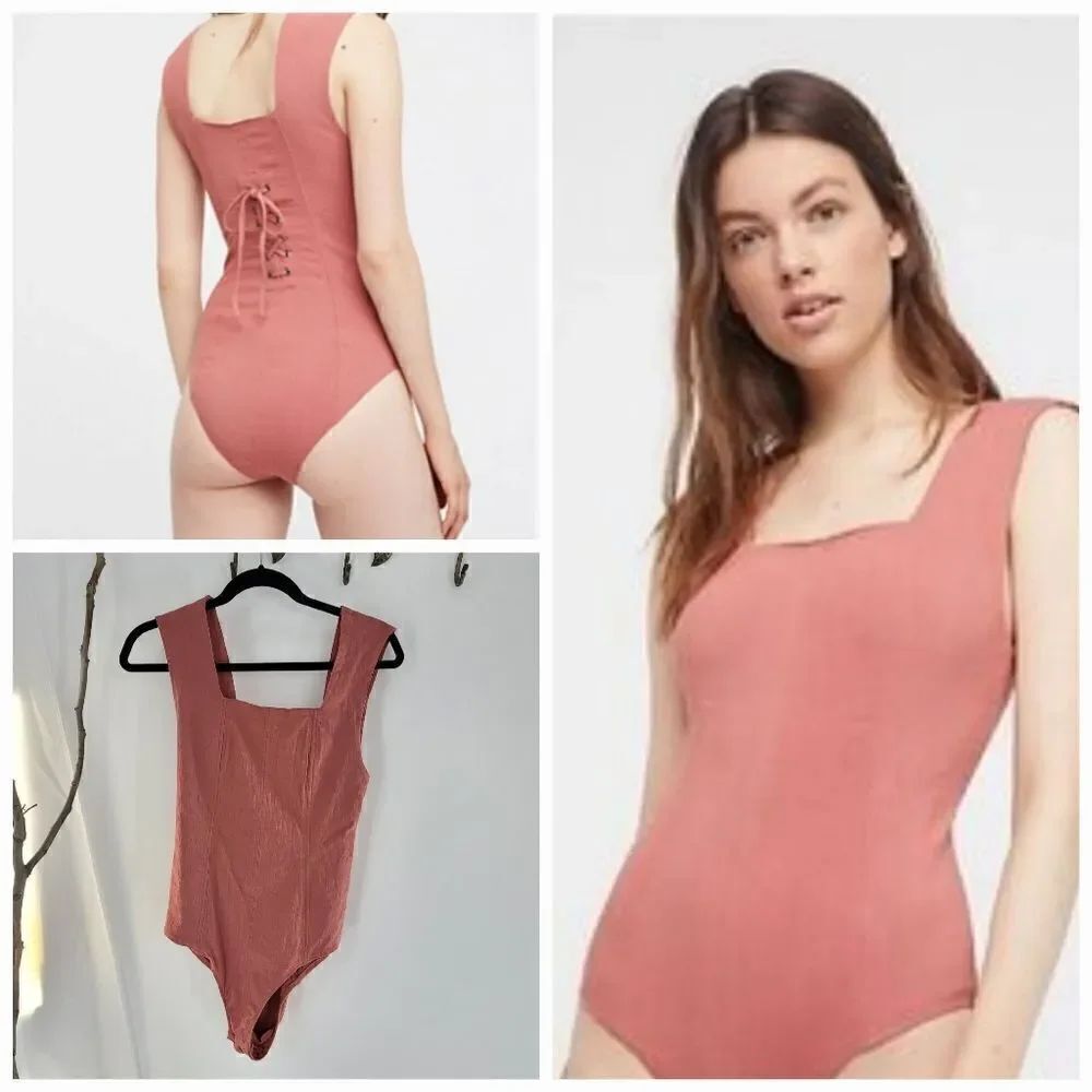 Free people sleeveless form fitting bodysuit